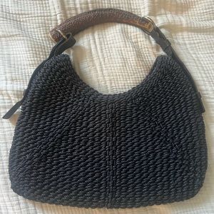 Yves Saint Laurent YSL Mombasa Rafia Bag